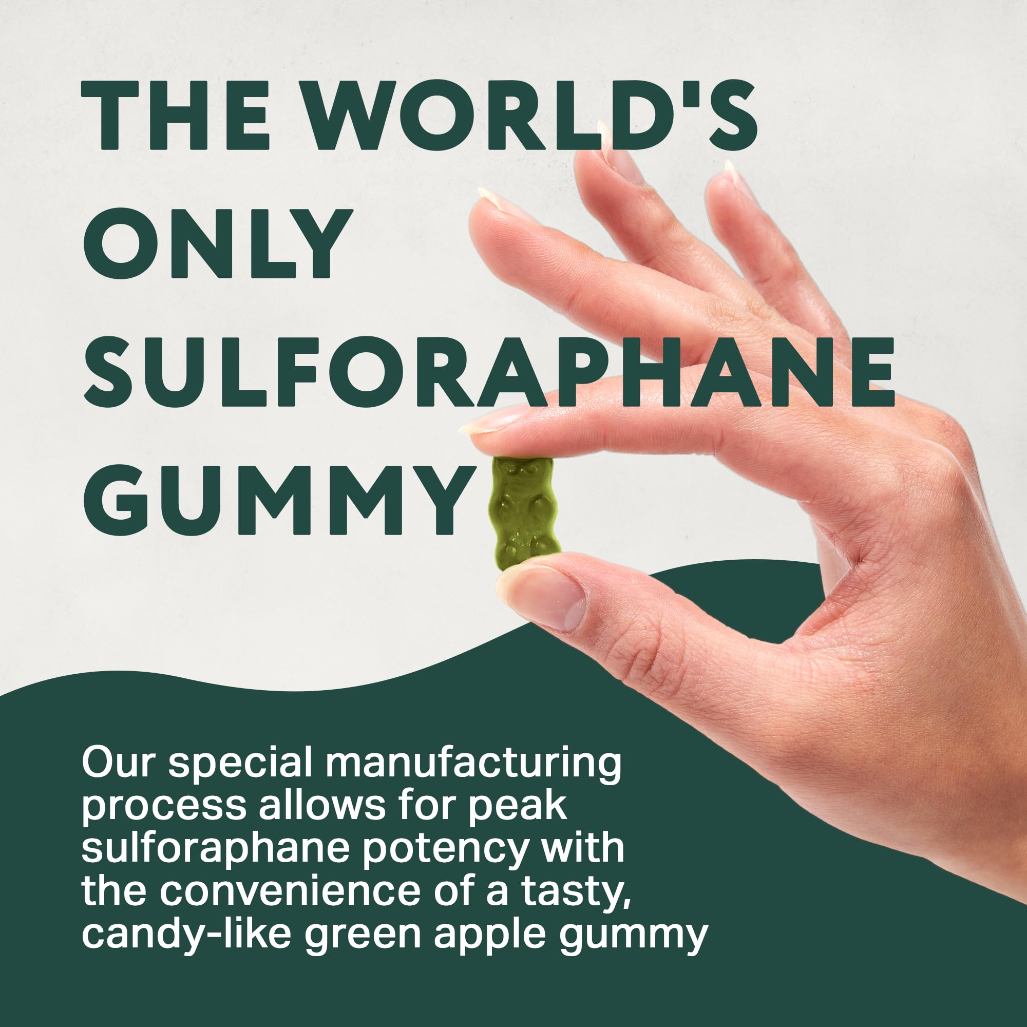Child-friendly bottle on counter, easy on-the-go green apple flavored wellness.