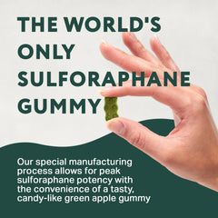 Child-friendly bottle on counter, easy on-the-go green apple flavored wellness.