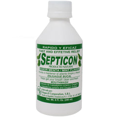 Septicon Natural Product Mint Flavor 8 fl oz bottle front view