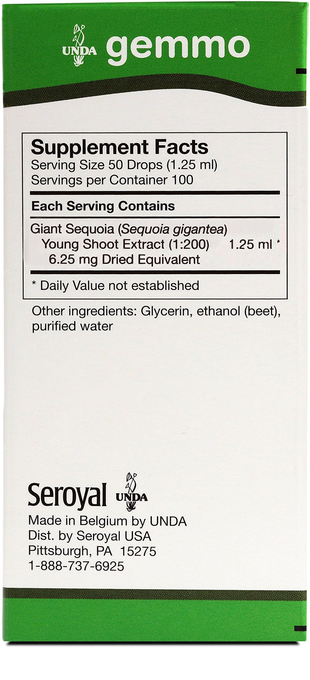 Giant Sequoia young shoot extract visual