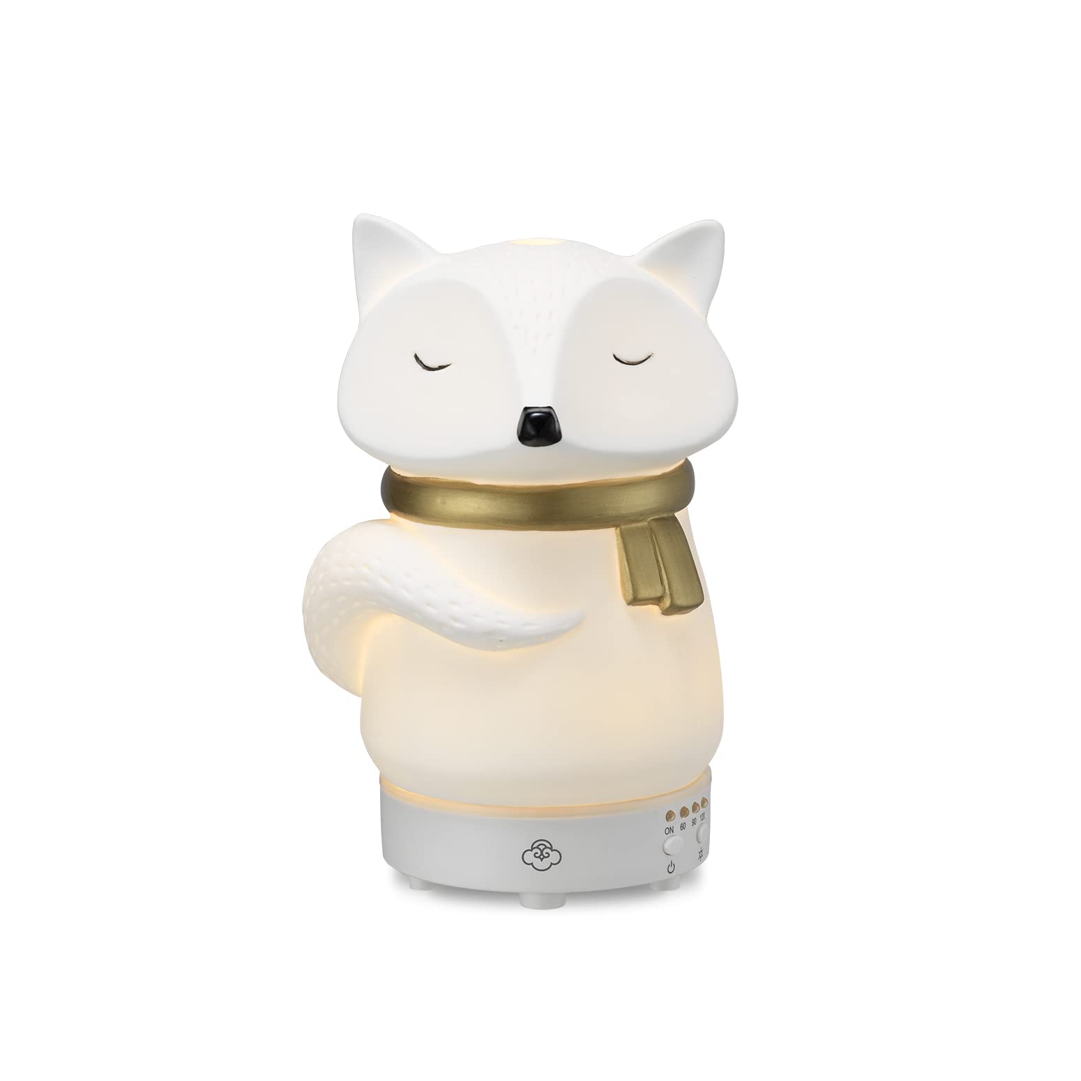 Serene House Snow Fox compact design fits on desks and shelves