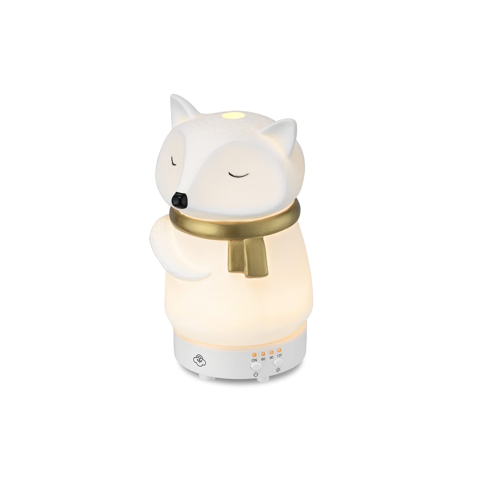 Serene House Snow Fox diffuser timer control for 60, 90, or 120 minutes