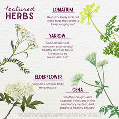 Herbal ingredients laid out for Serious V-Fighter formula