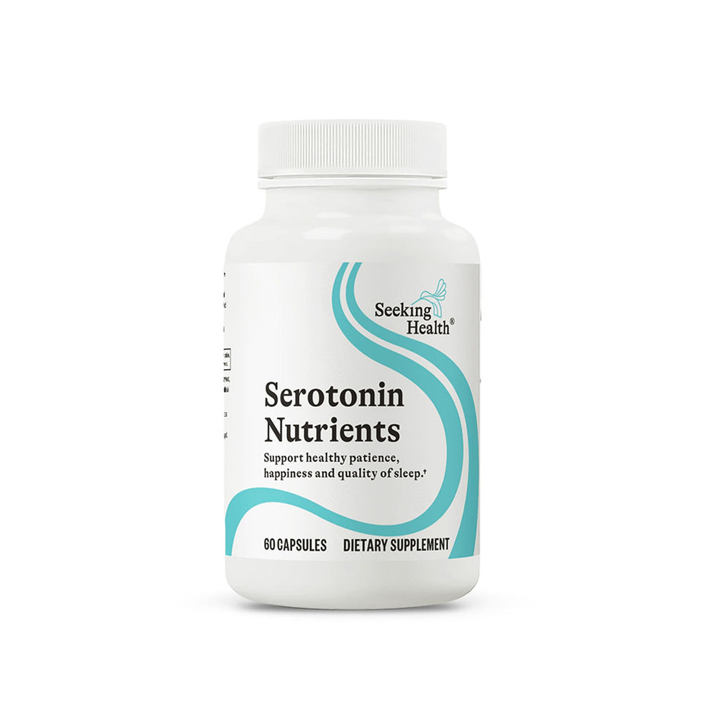 Bottle of Seeking Health Serotonin Nutrients 60 capsules