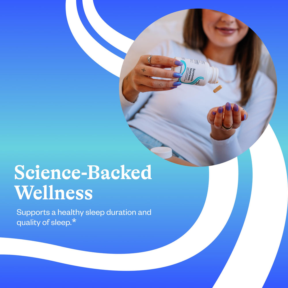 Serotonin Nutrients packaging with label