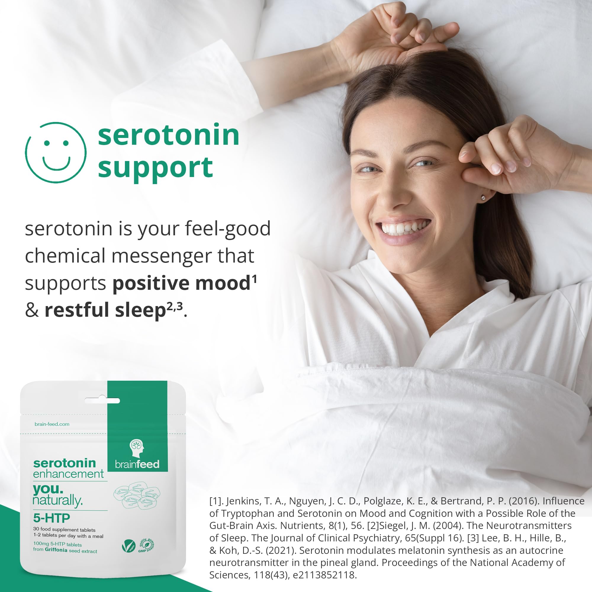Lifestyle image highlighting mood support
