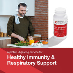 Serrapeptase digestive enzyme capsule for protein breakdown