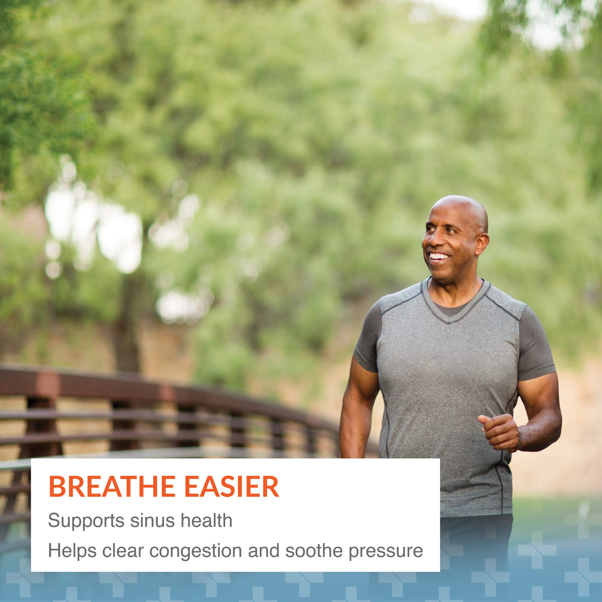 Image depicting sinus relief and clear breathing
