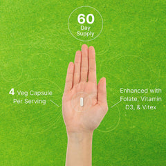 Serving breakdown: 2,000mg Myo-Inositol and 50mg D-Chiro Inositol per 4-capsule serving
