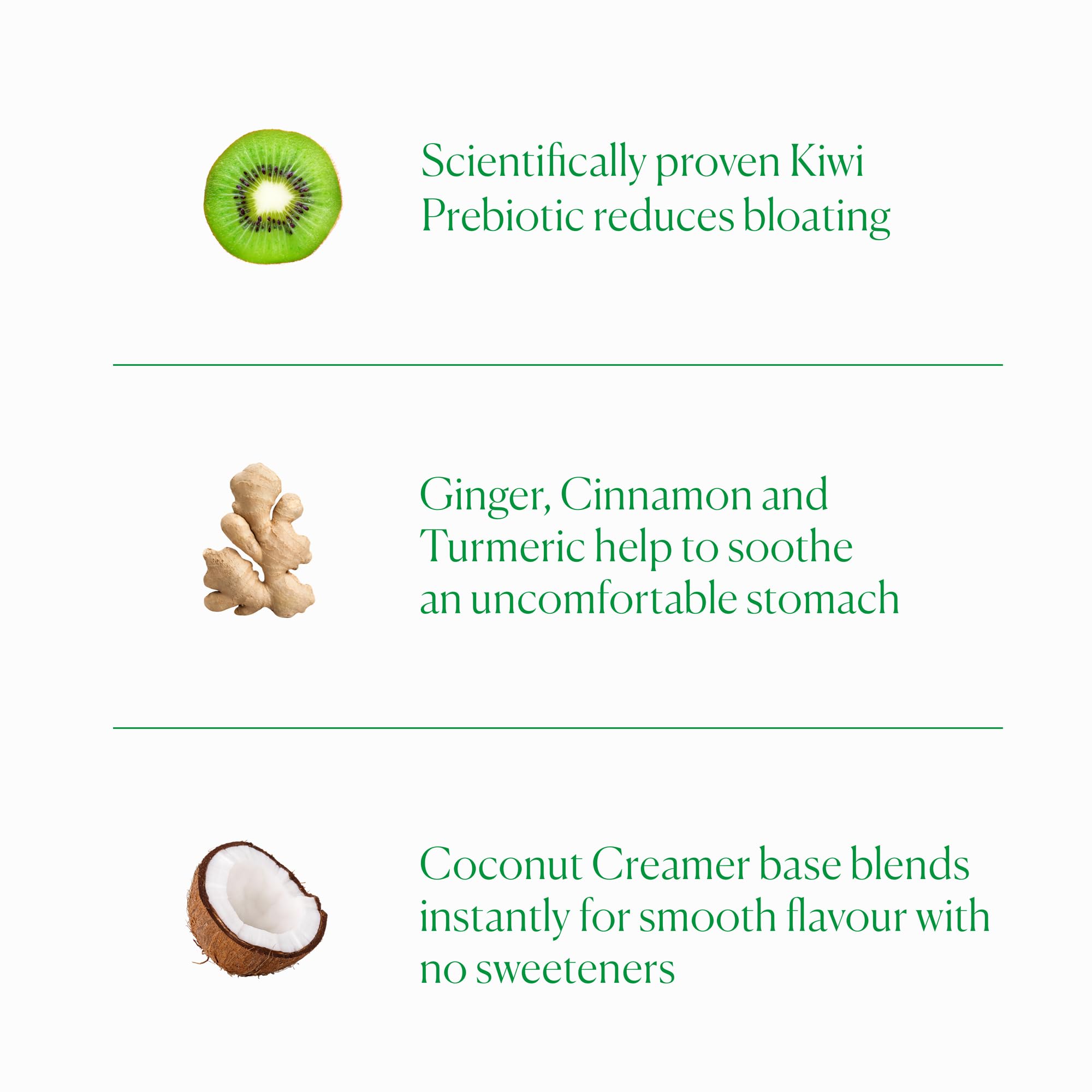 Preparing a glass of Debloat Gut Barrier+ beverage on a kitchen counter