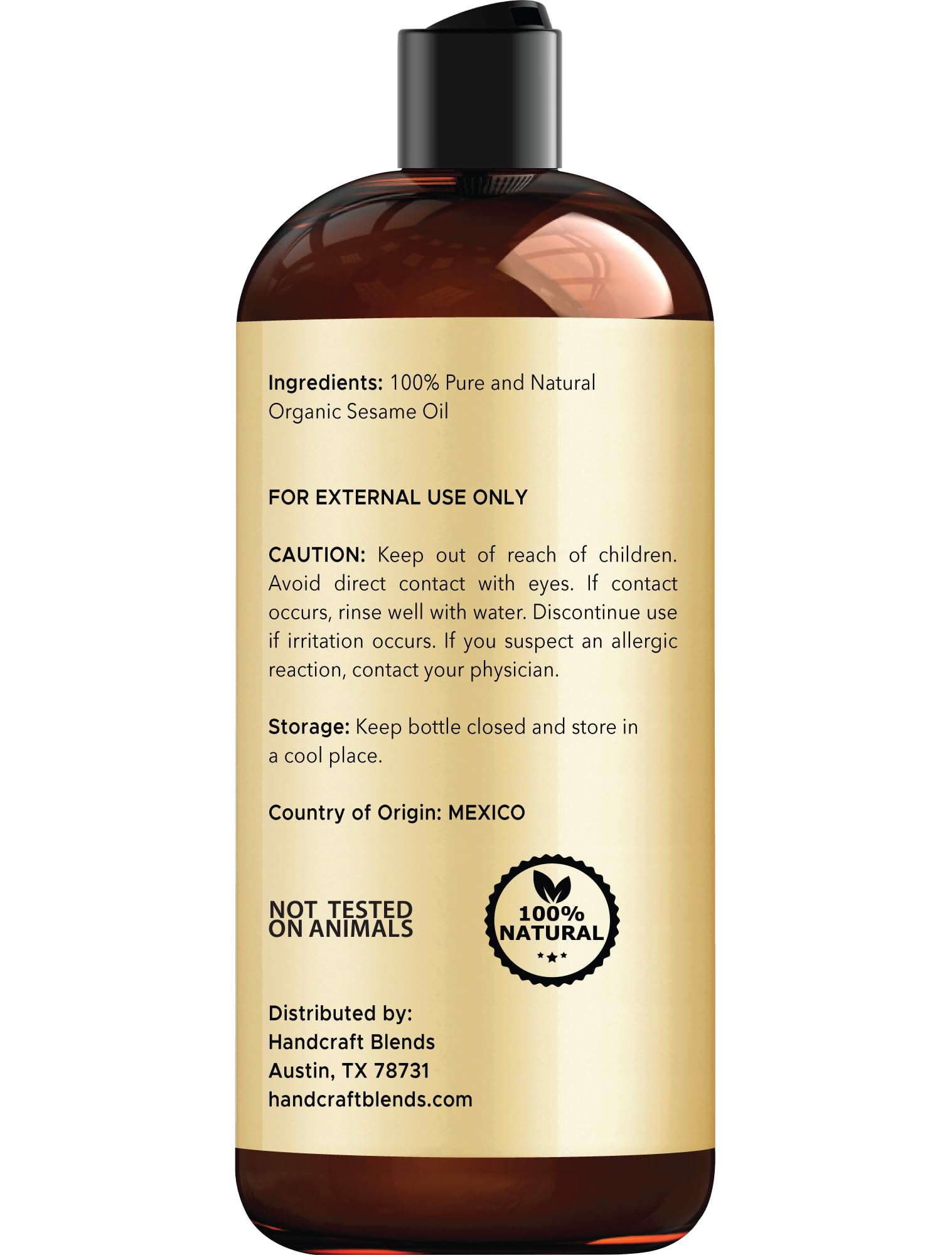 Sesame oil for skin care