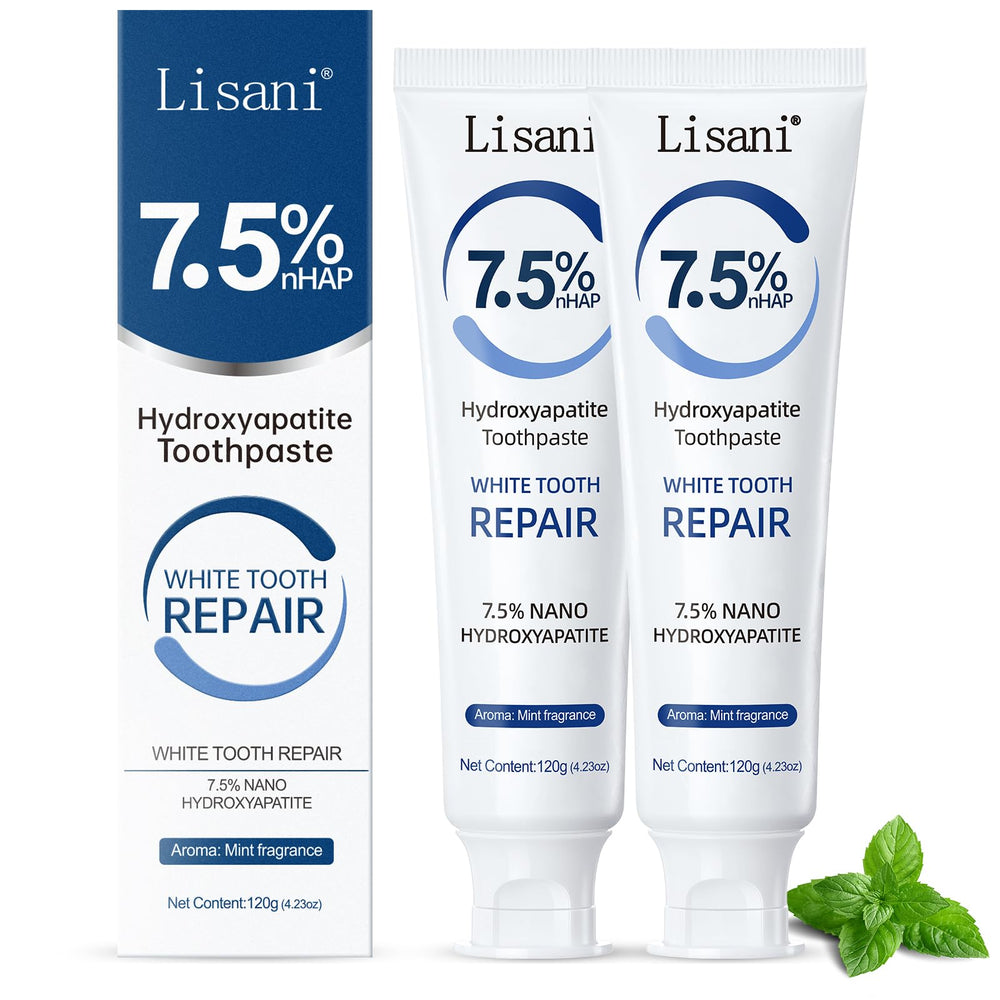Front view of Set 2-Pack Hydroxyapatite Toothpaste