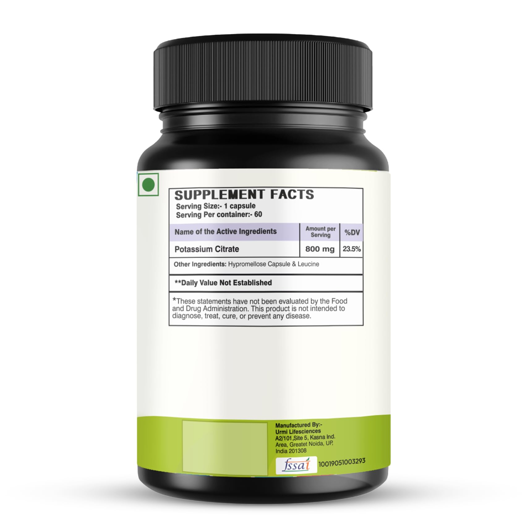 Kidney and muscle support messaging on packaging