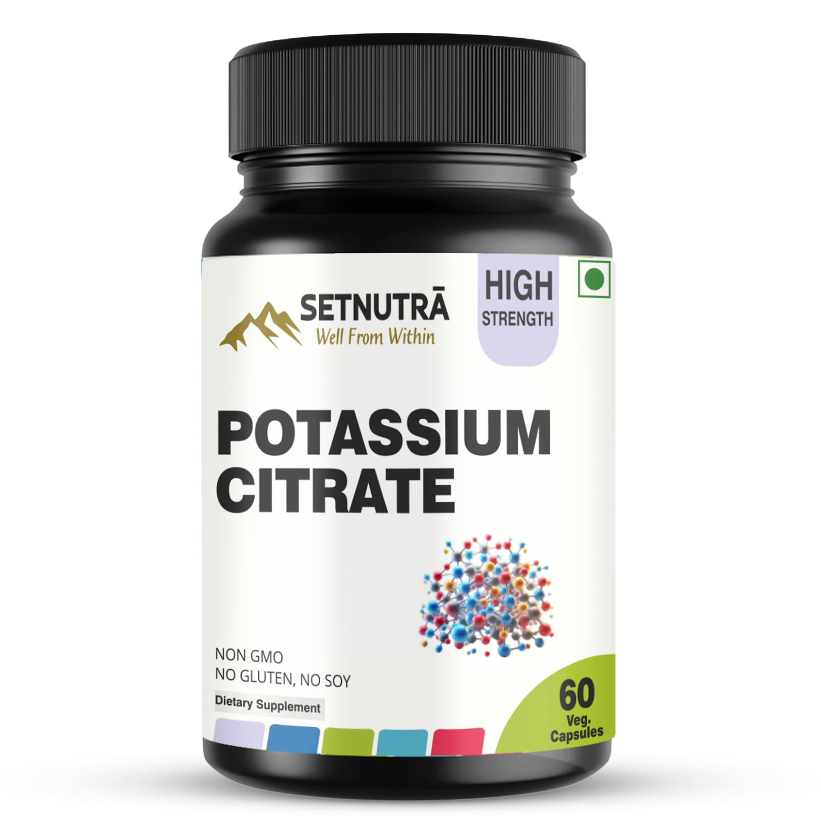 SETNUTRA Well From Within potassium citrate 800mg bottle
