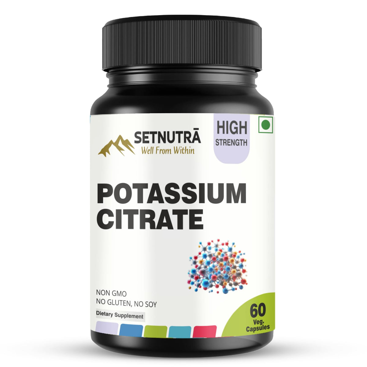 SETNUTRA Well From Within potassium citrate 800mg bottle