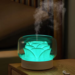SEVEYEE 500ml aromatherapy diffuser white front view for large room