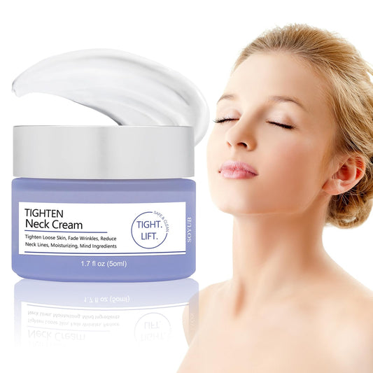 SEWOG neck firming cream bottle demonstrates quick absorption for daily hydration.