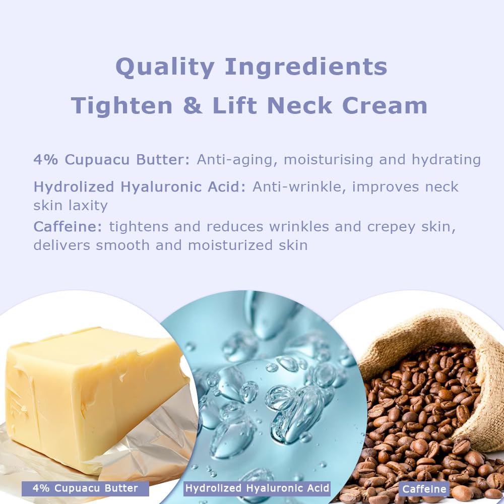 SEWOG neck firming cream natural ingredients closeup emphasizes gentle moisturizing care.