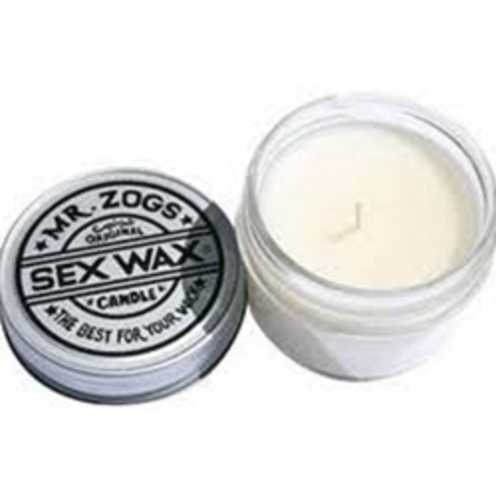 Sex Wax Candle 4 oz Coconut in clear glass jar – unisex scent