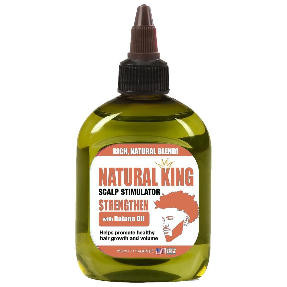 SFC Natural King Strengthen Batana Oil bottle showing scalp nourishment potential
