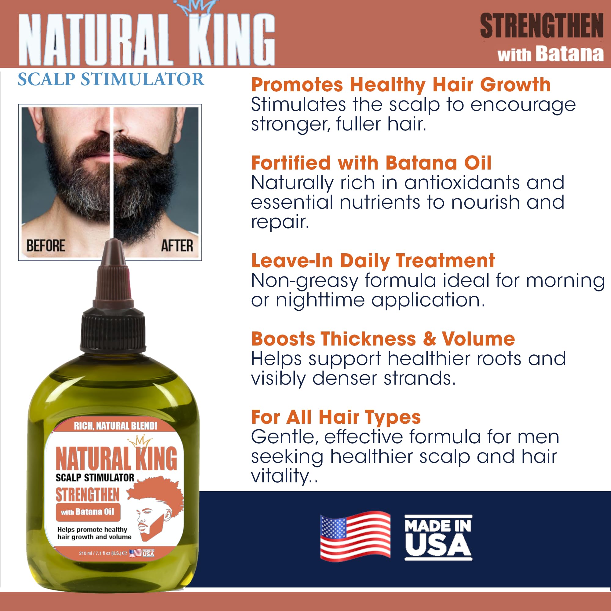 SFC Strengthen oil applied to scalp demonstrating targeted nourishment