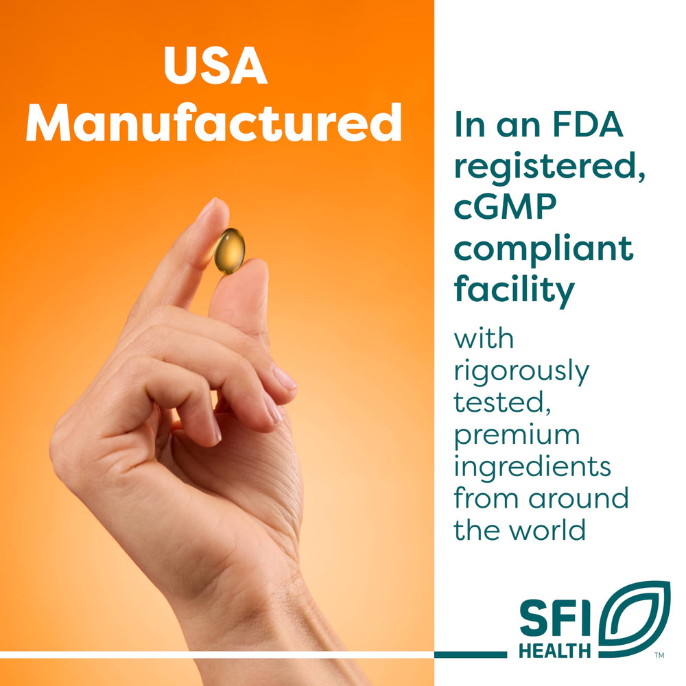 SFI Health Adrenal Cortex packaging notes allergen-free formulation for safe use.