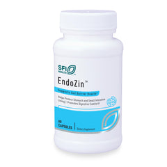 SFI Health Endozin bottle front view for gut barrier support.