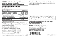 SFI Health Klaire Methyl Balance showcasing bioactive B vitamins complex.