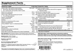 SFI Health VitaPrime methyl folate and B12 highlight bioactive nutrients.