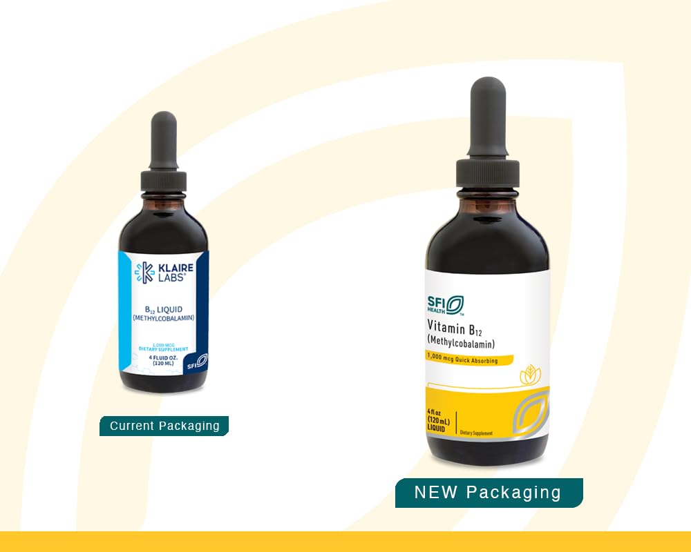 Close up of methylcobalamin B12 liquid drops for sublingual absorption