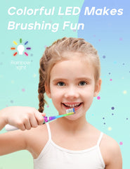 Close up of SG-977 toothbrush head with soft bristles