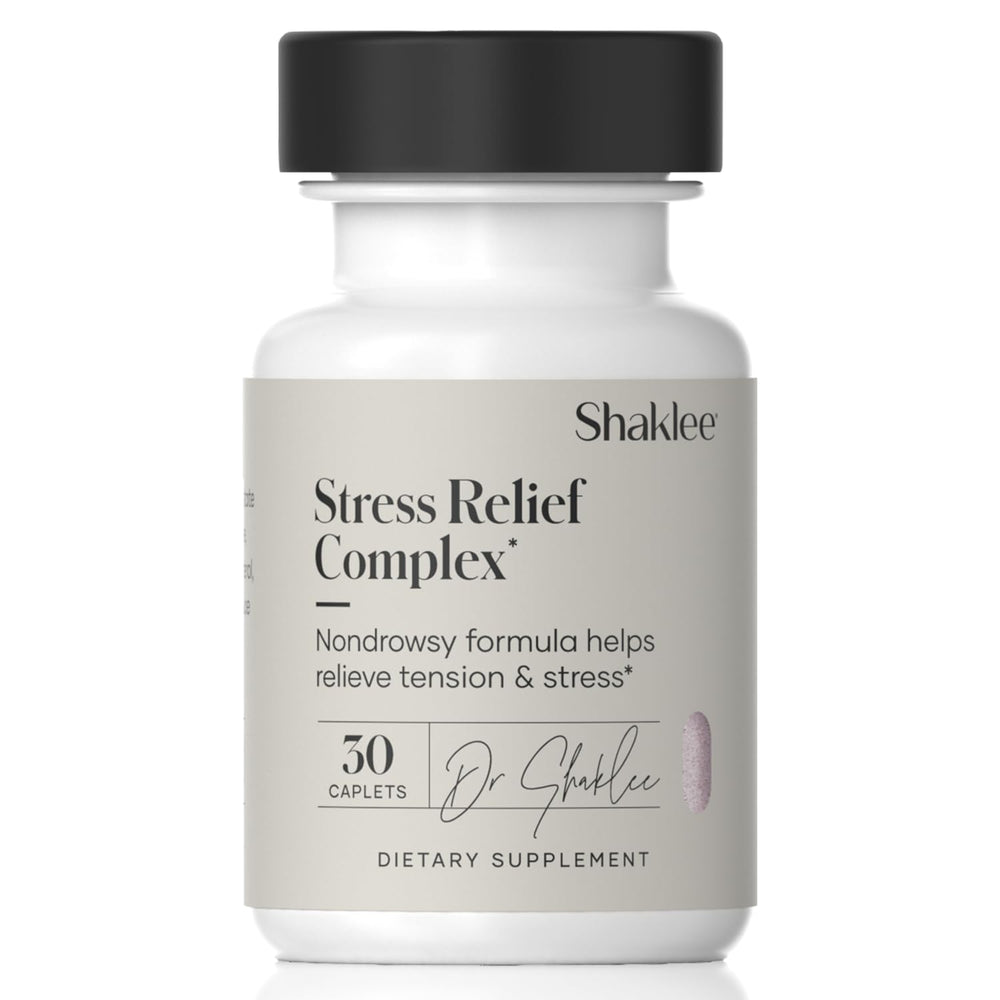 Shaklee Stress Relief Complex bottle with caplets