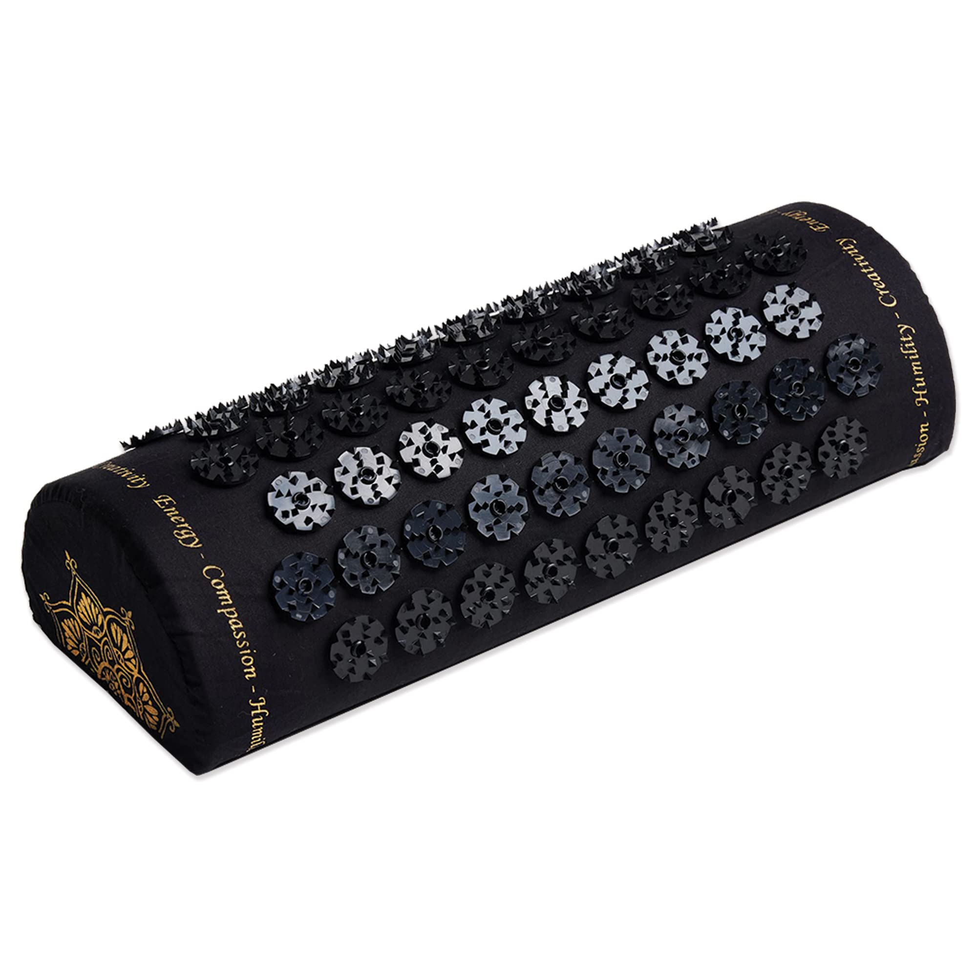 ShaktiMat Classic Acupressure Pillow in Black, handcrafted in India