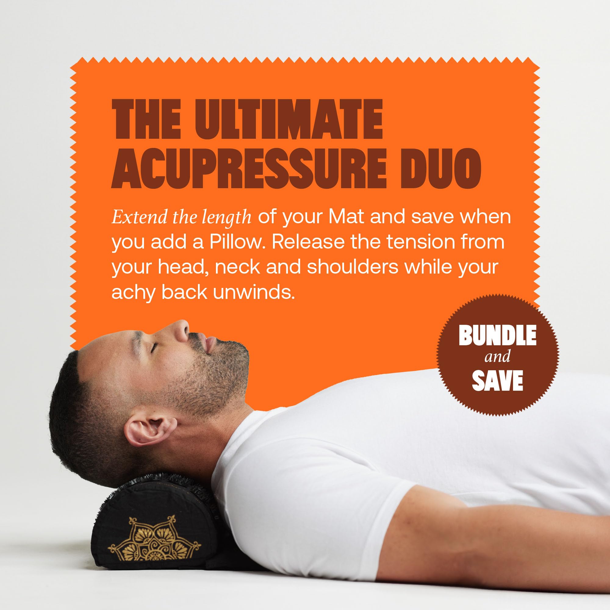 Person relaxing on ShaktiMat for focus and calm