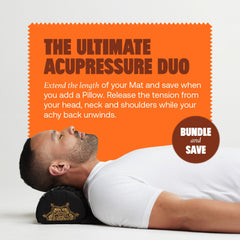 Person relaxing on ShaktiMat for focus and calm