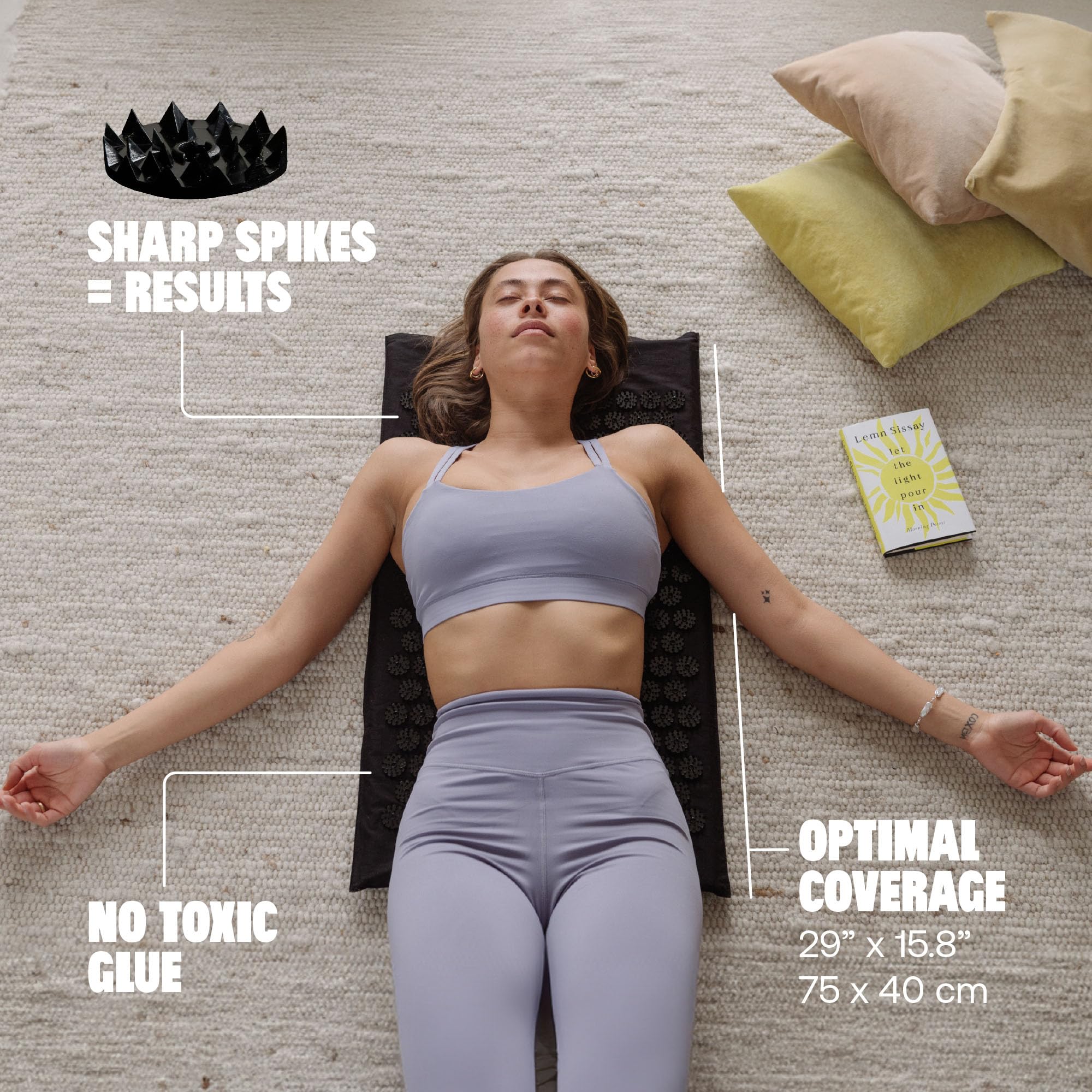 Premium ShaktiMat Pillow for the ultimate acupressure duo