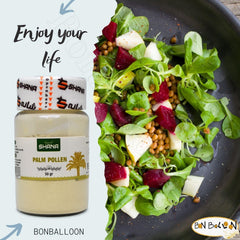 Usage ideas: adding palm pollen powder to smoothies and desserts