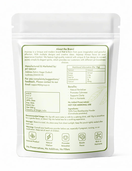 Shankhpushpi powder for tea ready to mix
