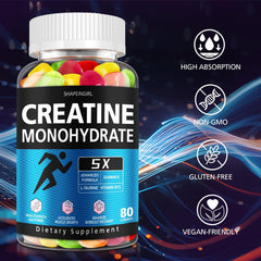 Apple-flavored Shapeingirl Creatine Gummies