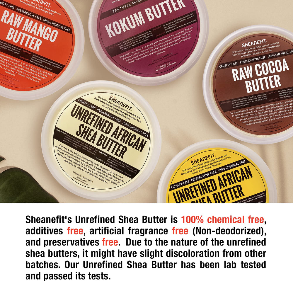 Sheanefit shea butter texture close-up showing creamy consistency