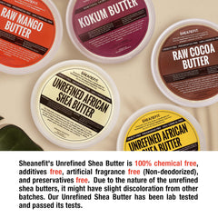 Sheanefit shea butter texture close-up showing creamy consistency