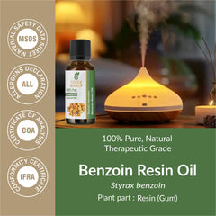 Sheer Essence benzoin essential oil euro dropper for precise pouring and minimal waste