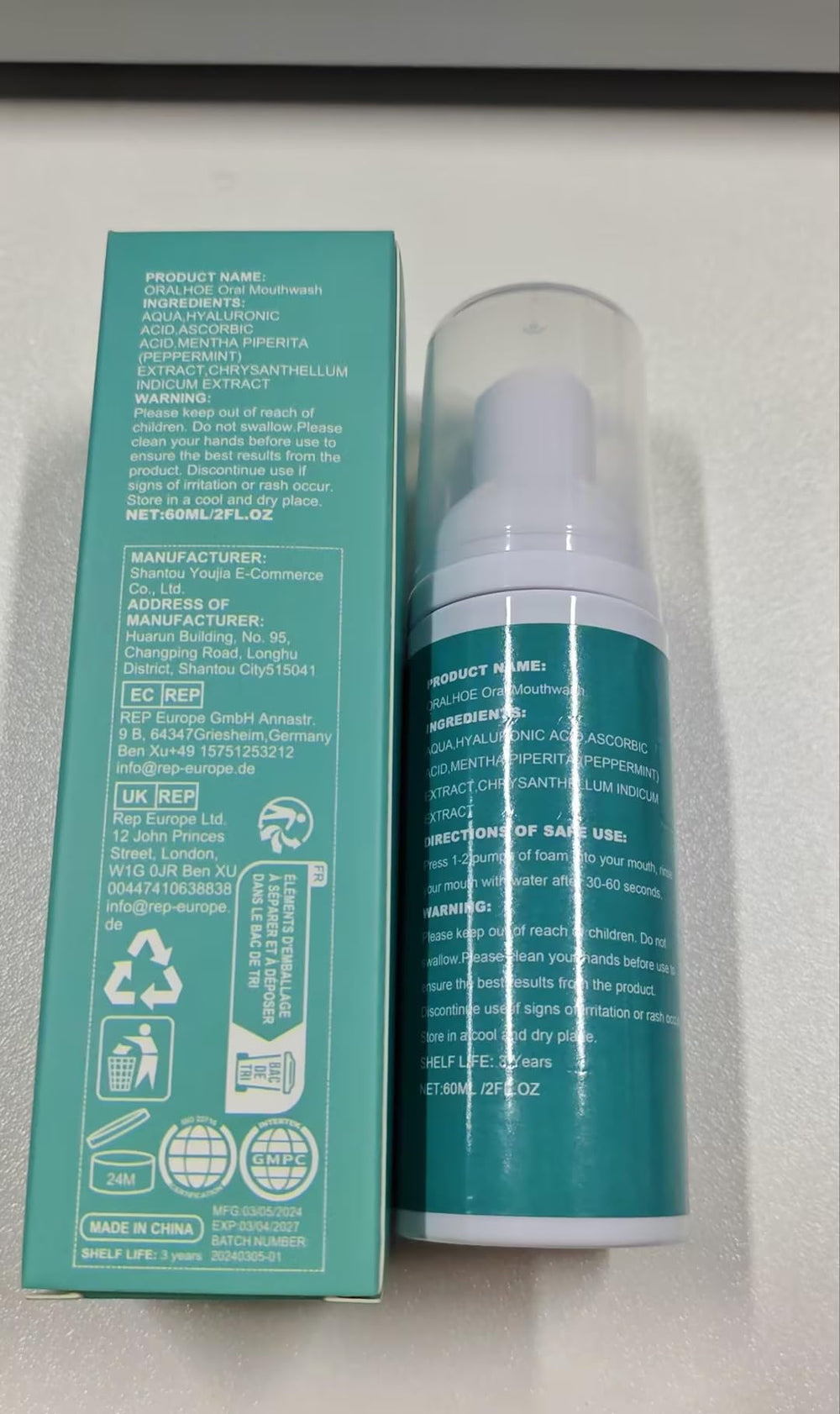 Concept image of fresh breath with Sheghy Teeth Total Care 2pc set