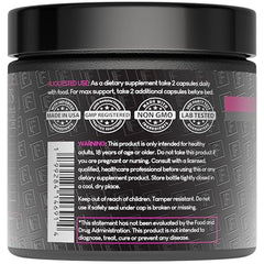 Close-up of She’s Obsessed product label