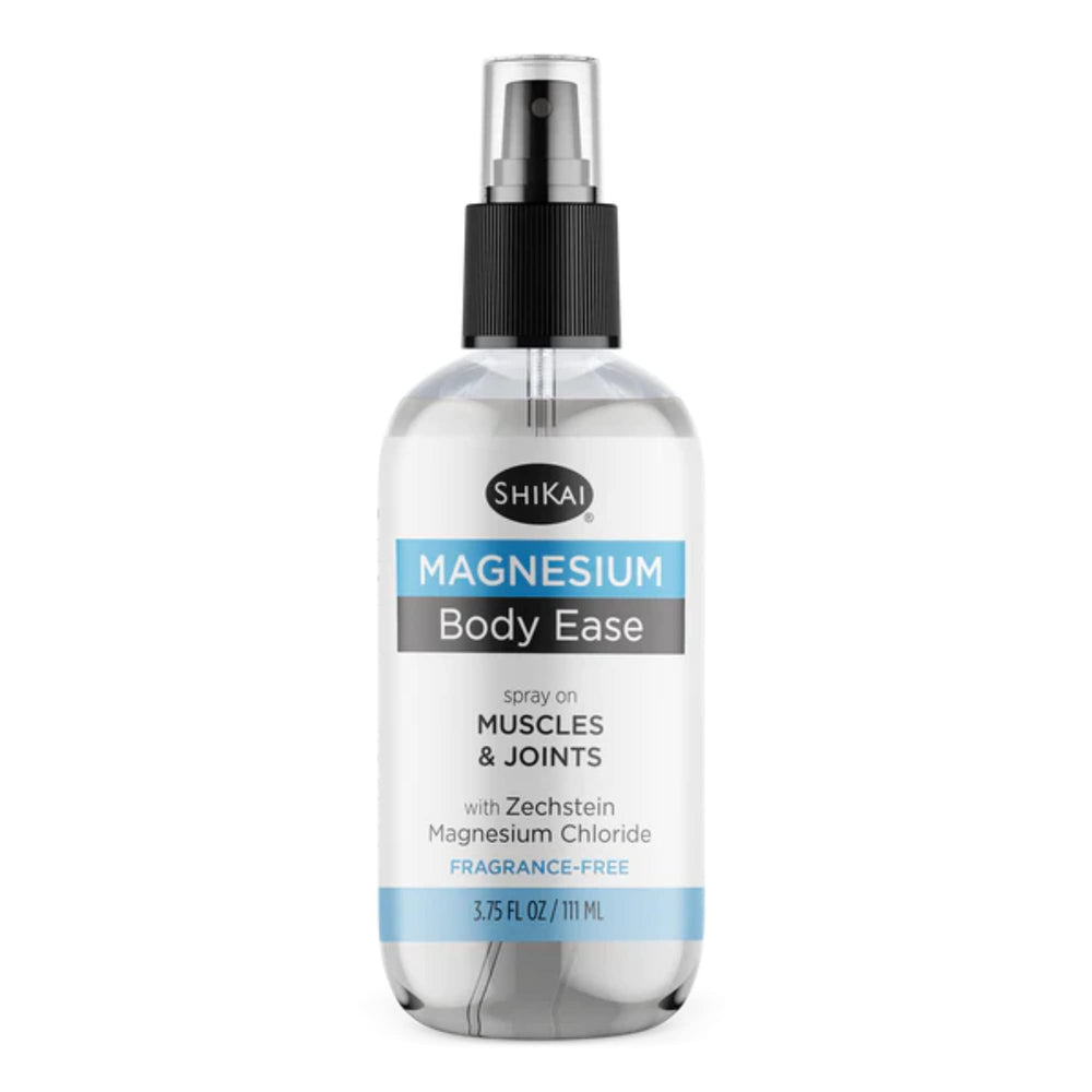 Front view of ShiKai Magnesium Body Ease Spray bottle (3.75 oz)