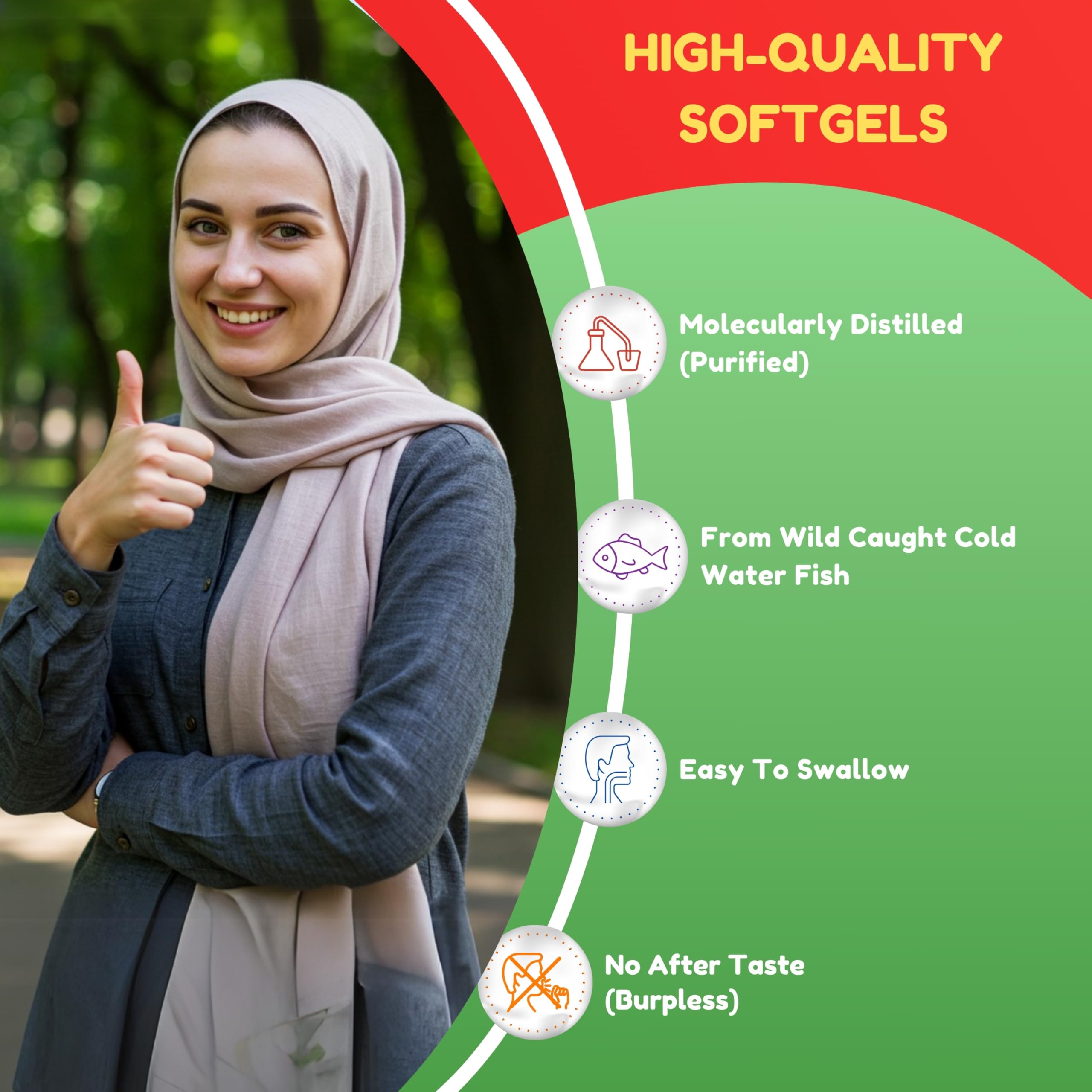 Halal certification badge for SHIFAA NUTRITION fish oil