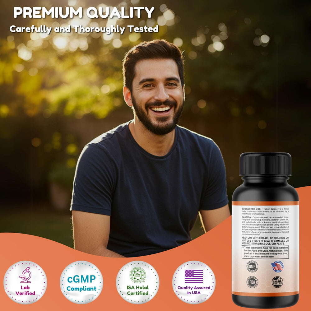 Supplement facts panel for Vitamin C-500