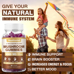 Shiitake, Reishi and Chaga mushrooms for immune support