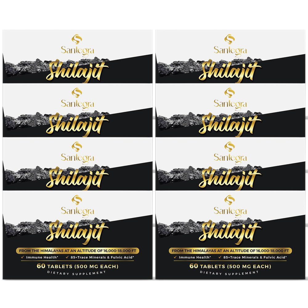 Bottle of 30,000 mg Shilajit tablets (60 count)