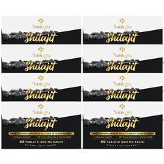 Bottle of 30,000 mg Shilajit tablets (60 count)